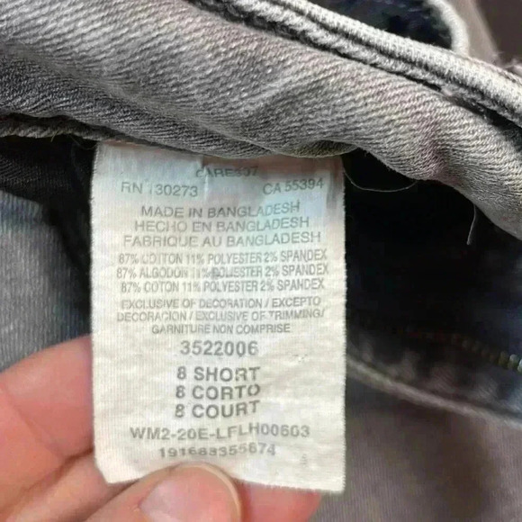 Lee’s women’s 5 regular fit, mid-rise, straight leg 5 pocket jeans size 8 short - Picture 4 of 9